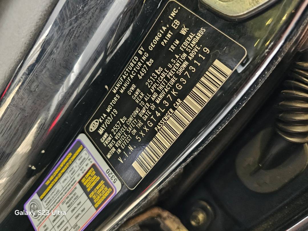 2019 KIA OPTIMA — 53239 Miles — Lot 73119 — Main - Marhaba Auctions Used Cars - Image 7