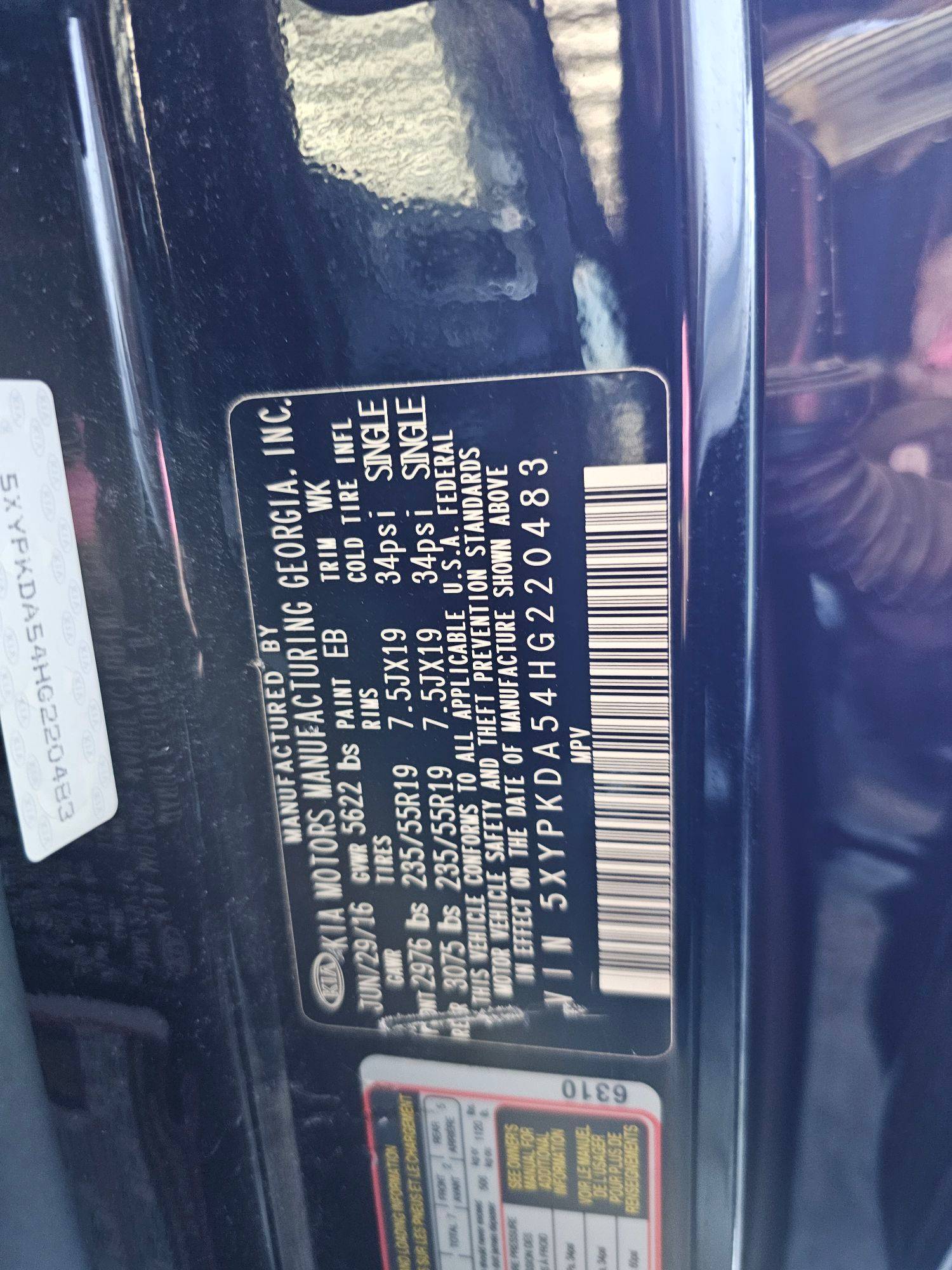 KIA SORENTO 2017 - Marhaba Auction Used Cars - Image 9