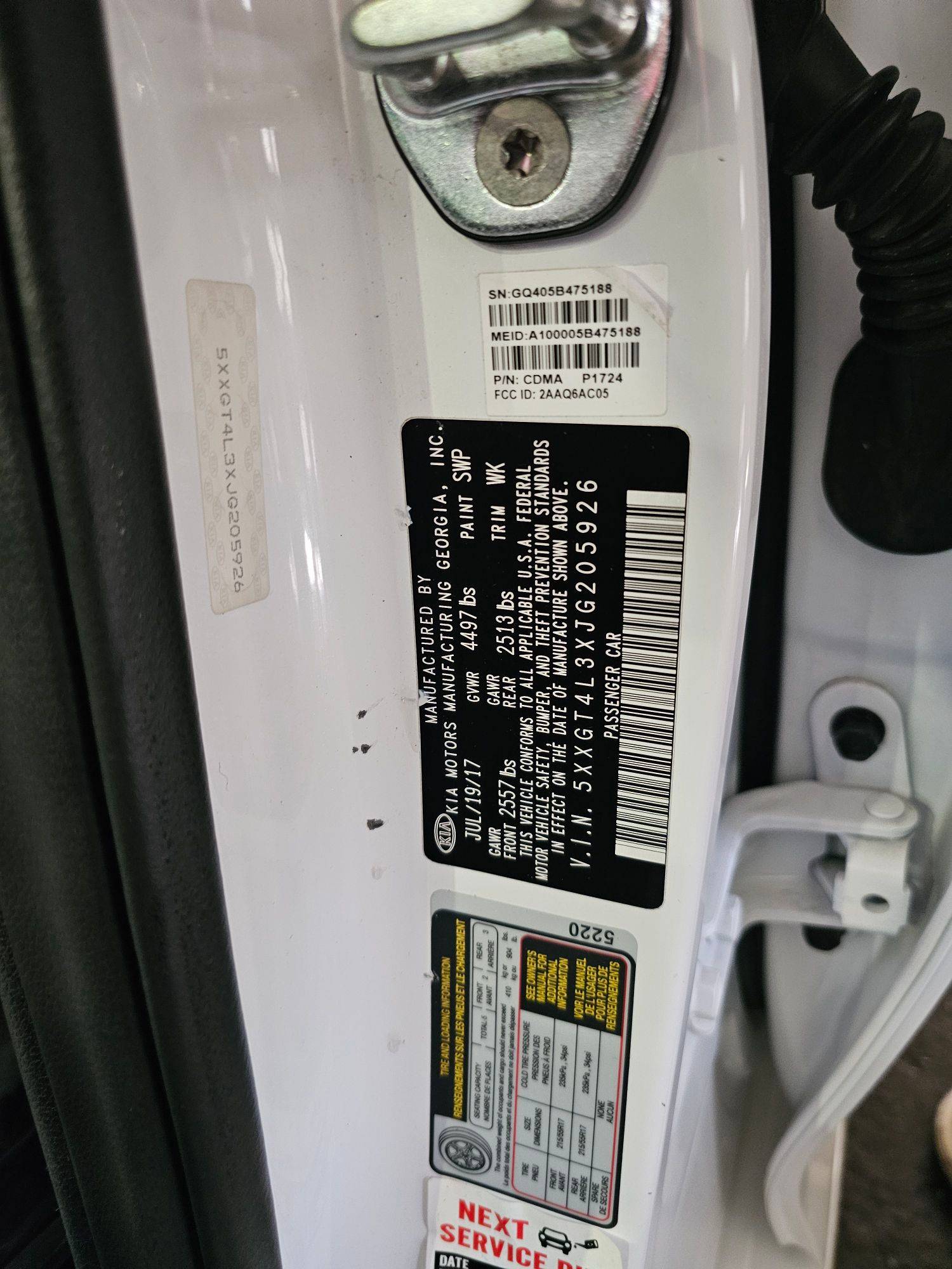 KIA OPTIMA 2018 - Marhaba Auction Used Cars - Image 9