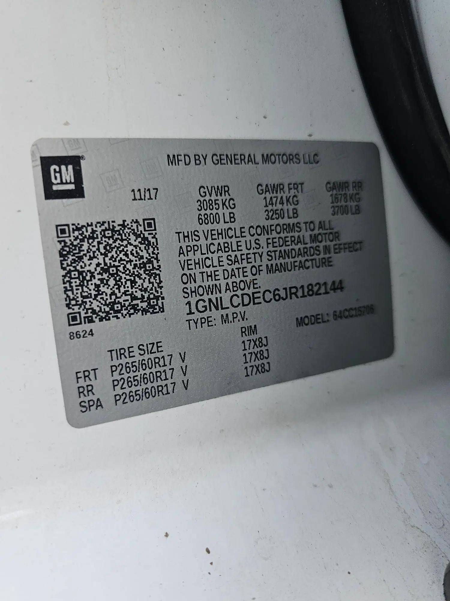 2018 CHEVROLET TAHOE — 182 628 Miles — Lot 6JR182144 - Marhaba Auctions Used Cars - Image 5