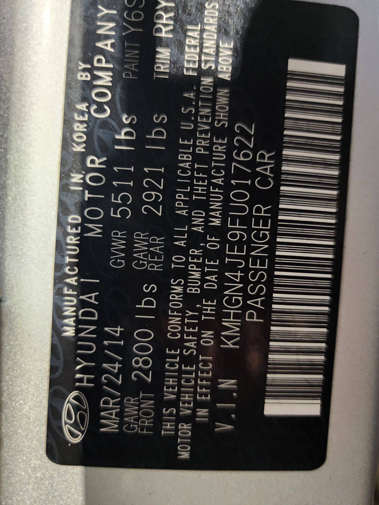 HYUNDAI GENESIS 2015 - Marhaba Auction Used Cars - Image 11