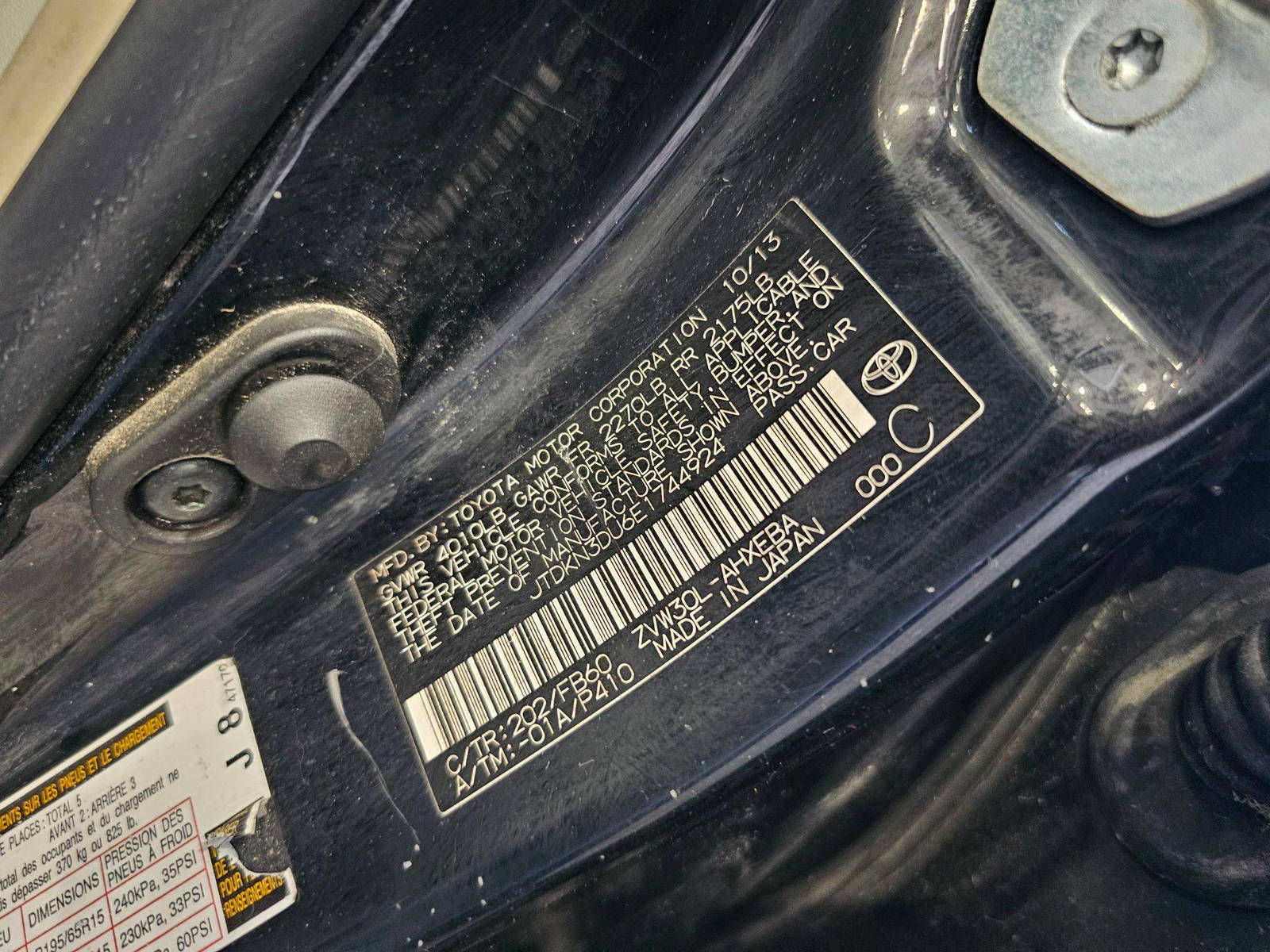 TOYOTA PRIUS 2014 - Marhaba Auction Used Cars - Image 9