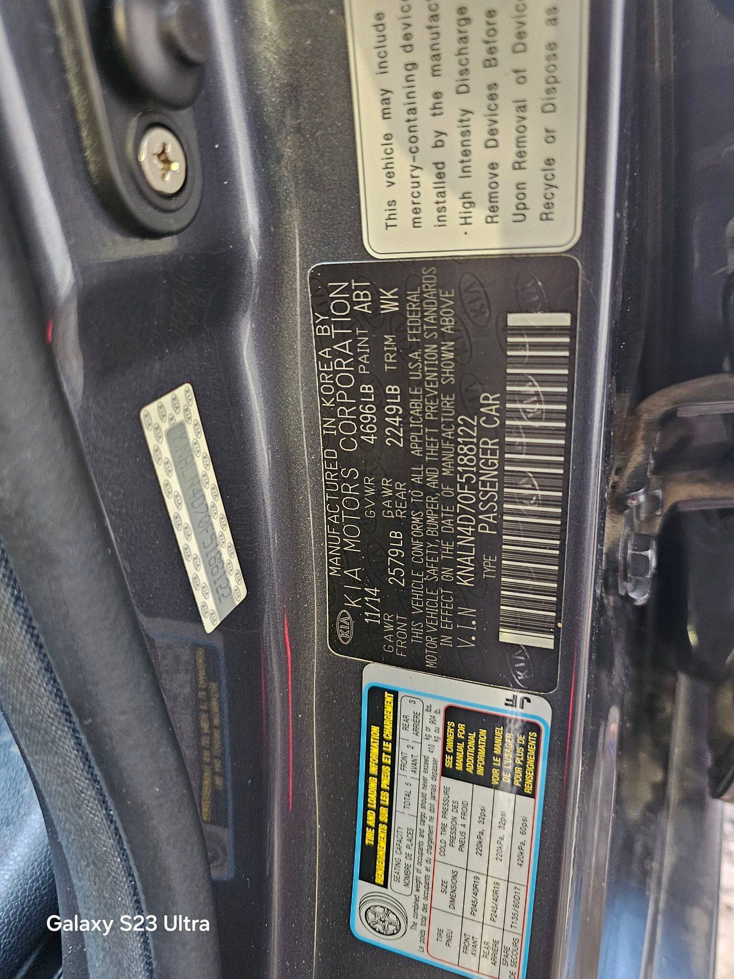 KIA CADENZA 2015 - Marhaba Auction Used Cars - Image 9