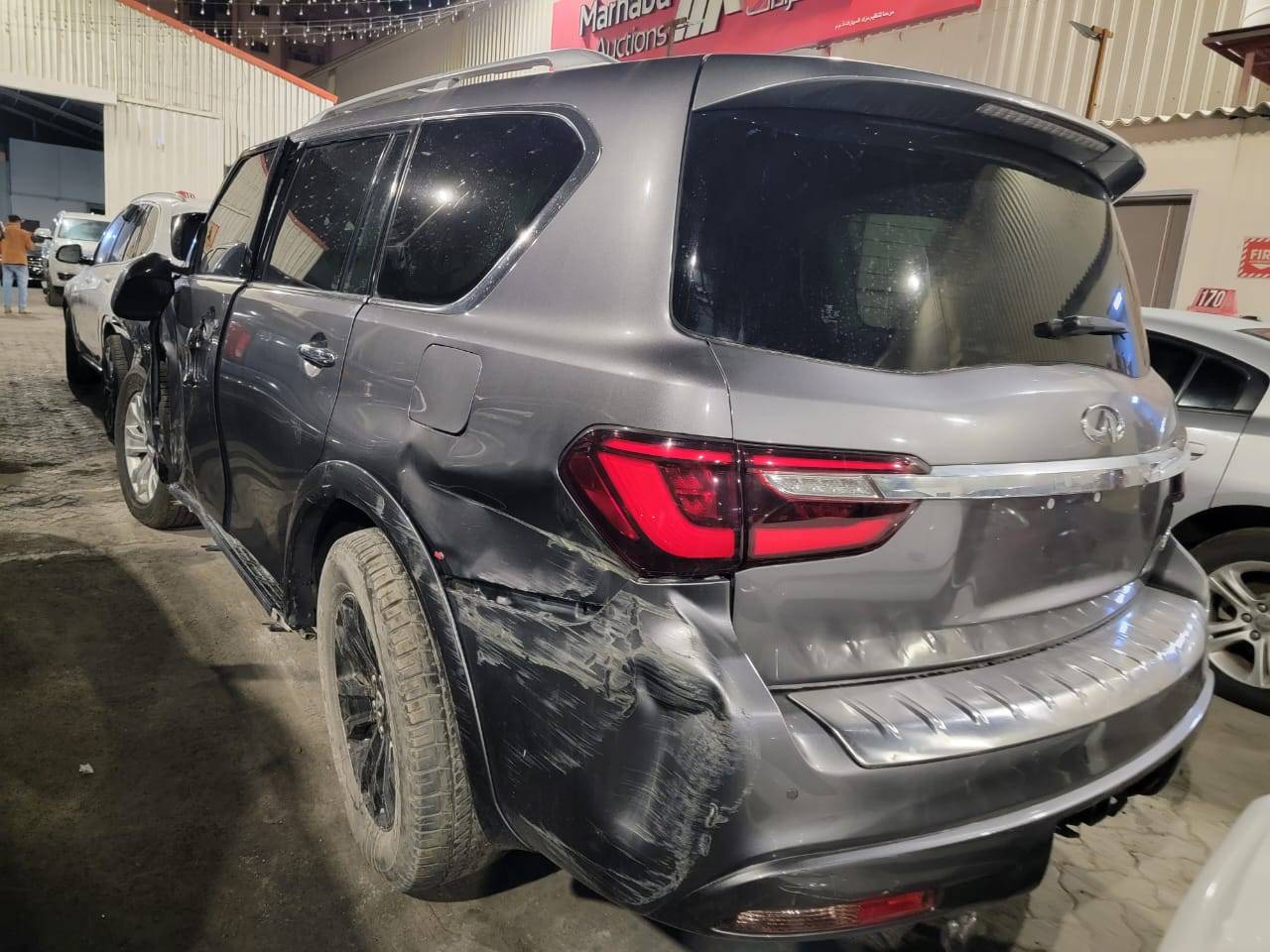 2019 INFINITI QX80 — 86226 Miles — Lot 5K9229318 — Main - Marhaba Auctions Used Cars - Image 3