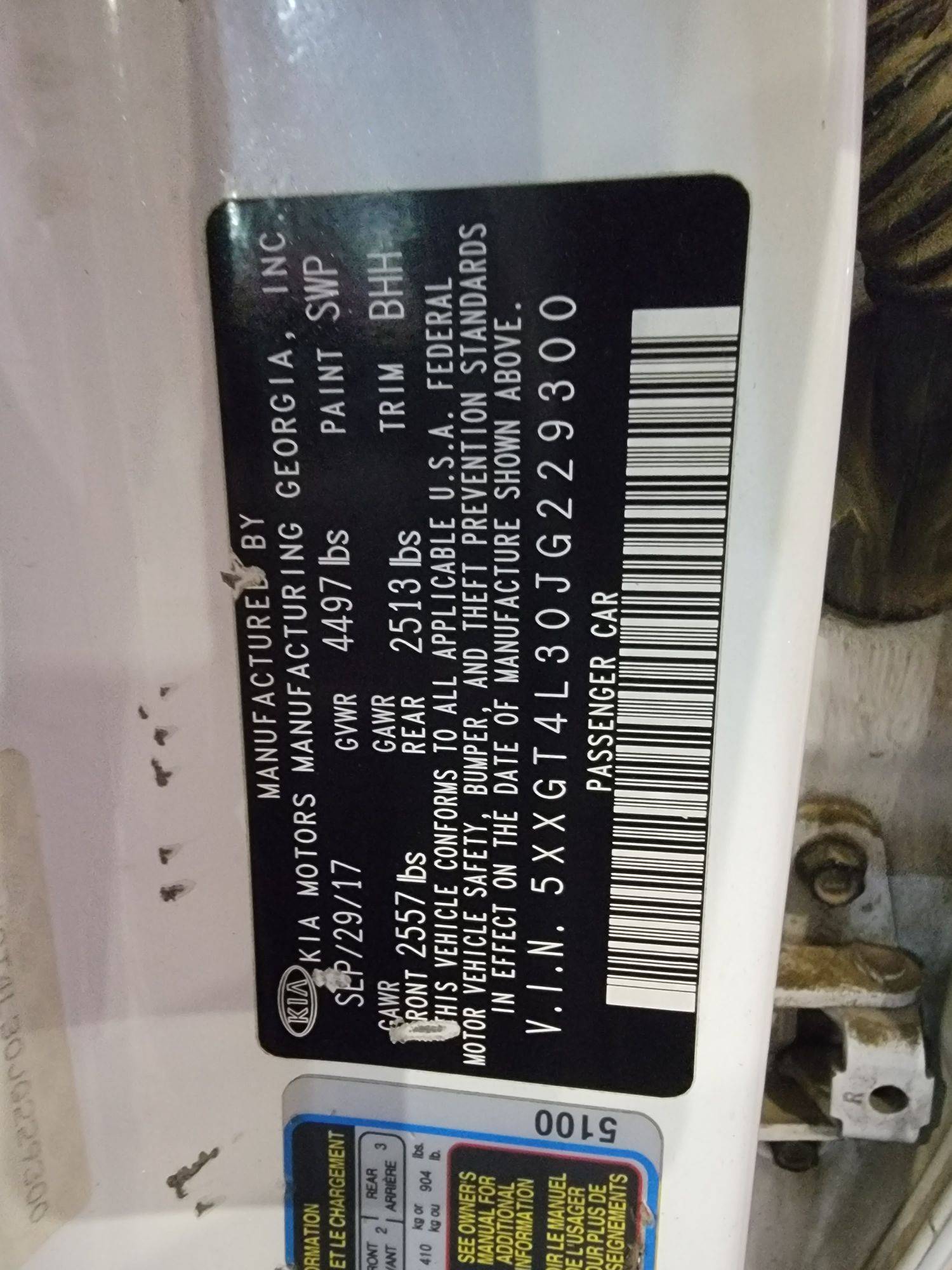 KIA OPTIMA 2018 - Marhaba Auction Used Cars - Image 9