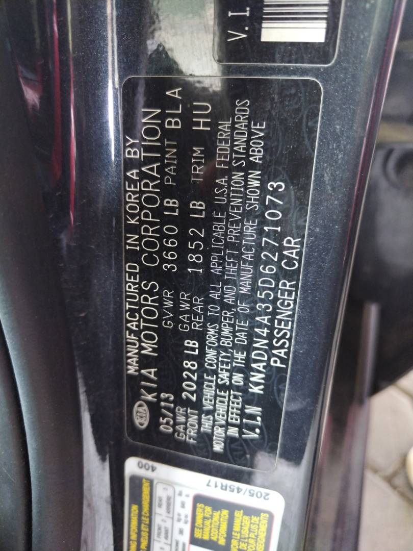 2013 KIA RIO — 120970 Miles — Lot 37636454 - Marhaba Auctions Used Cars - Image 9