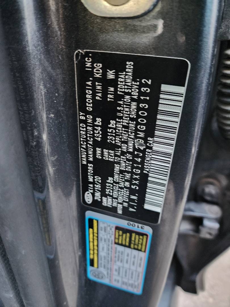 2021 KIA K5 — 99759 Miles — Lot G003132 - Marhaba Auctions Used Cars - Image 4