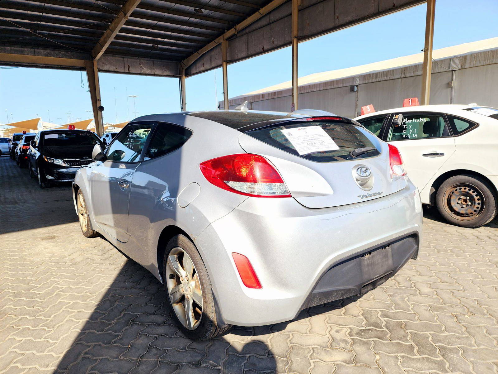2012 HYUNDAI VELOSTER — 174078 Miles — Lot AD9CU028462 — Souq - Marhaba Auctions Used Cars - Image 4
