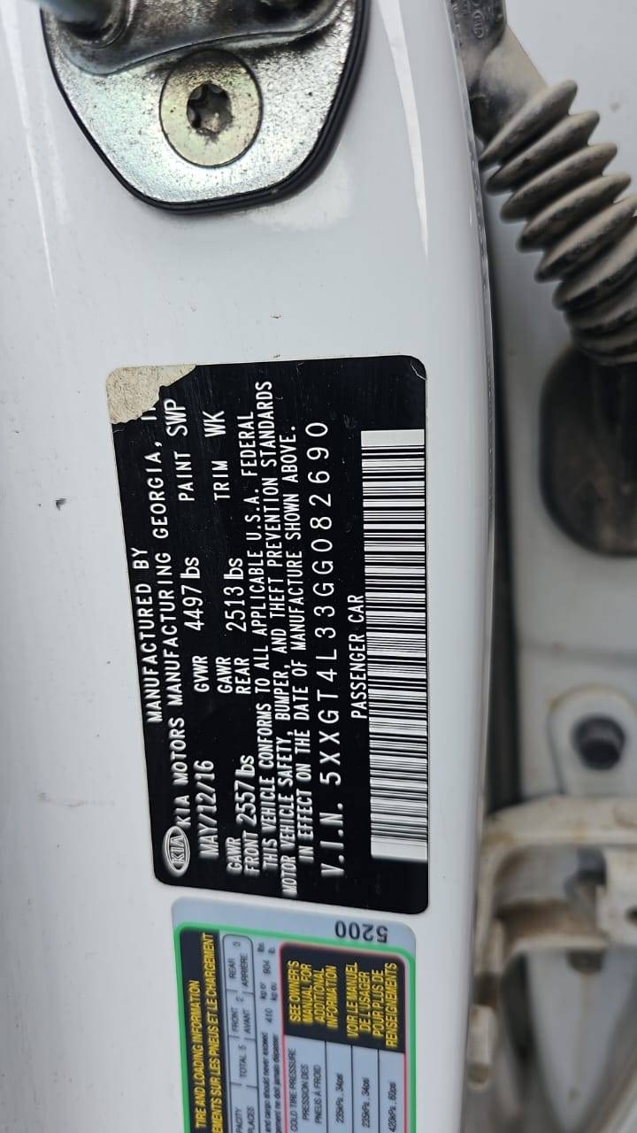 KIA OPTIMA 2016 - Marhaba Auction Used Cars - Image 5