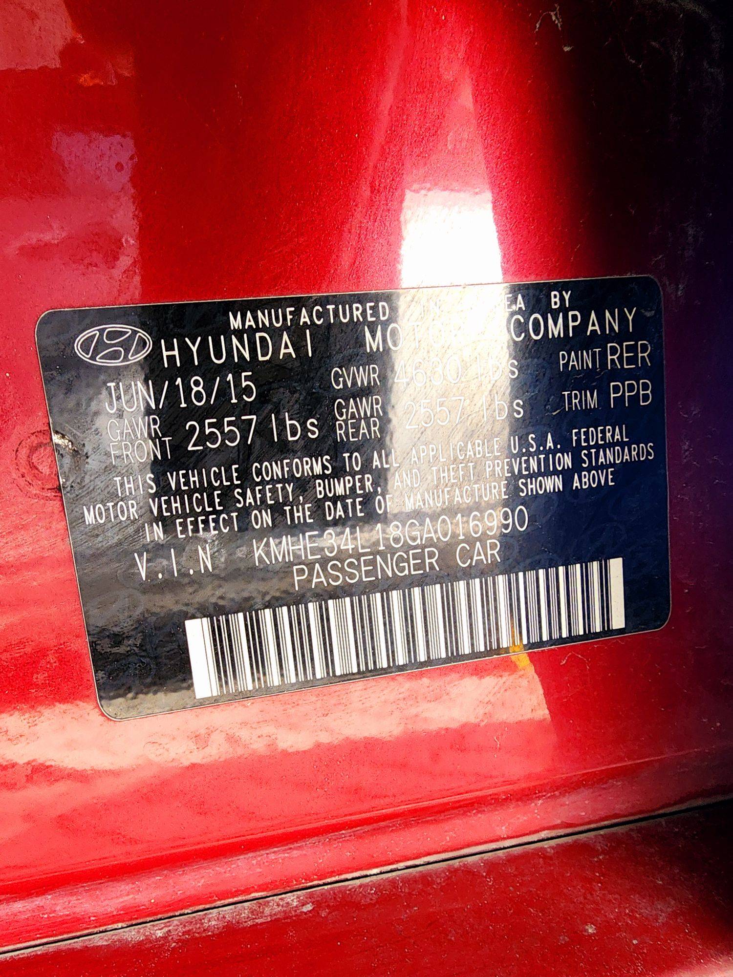 HYUNDAI SONATA 2016 - Marhaba Auction Used Cars - Image 9