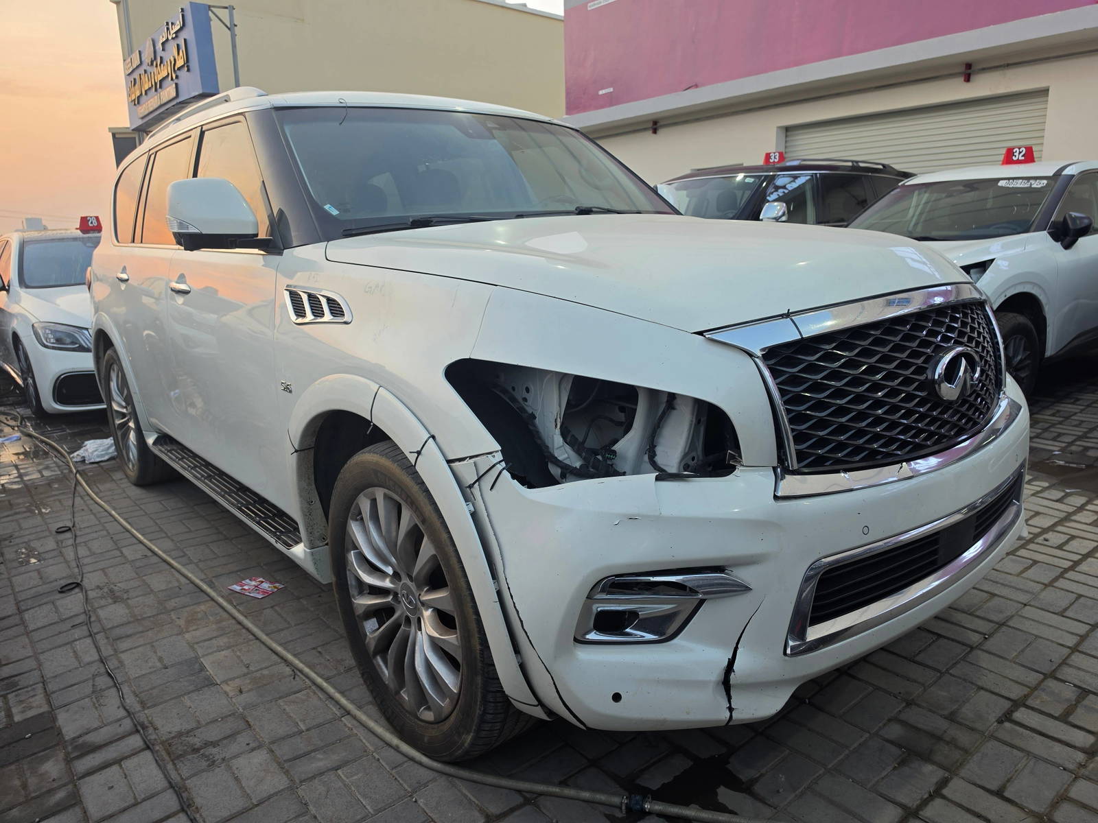 2017 INFINITI QX80 — 224764 Miles — Lot 83334364 - Marhaba Auctions Used Cars - Image 3
