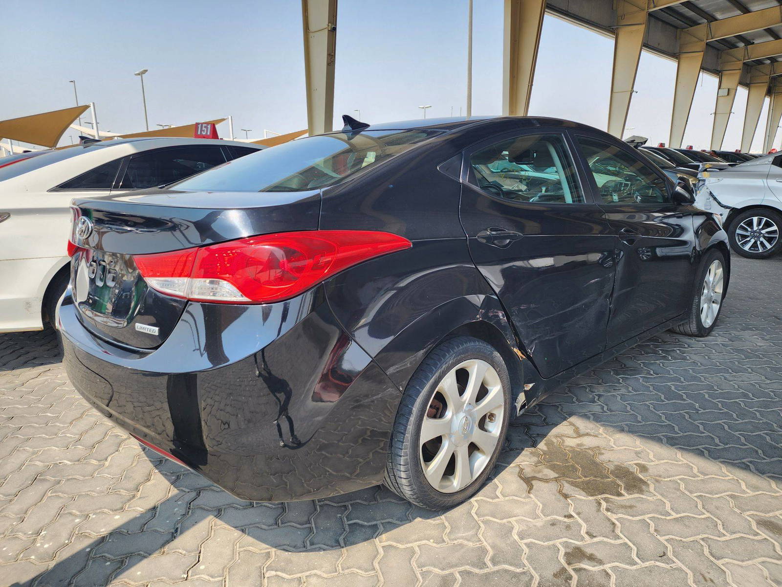 2013 HYUNDAI ELANTRA — 201624 Miles — Lot 9DU556832 — Souq - Marhaba Auctions Used Cars - Image 3