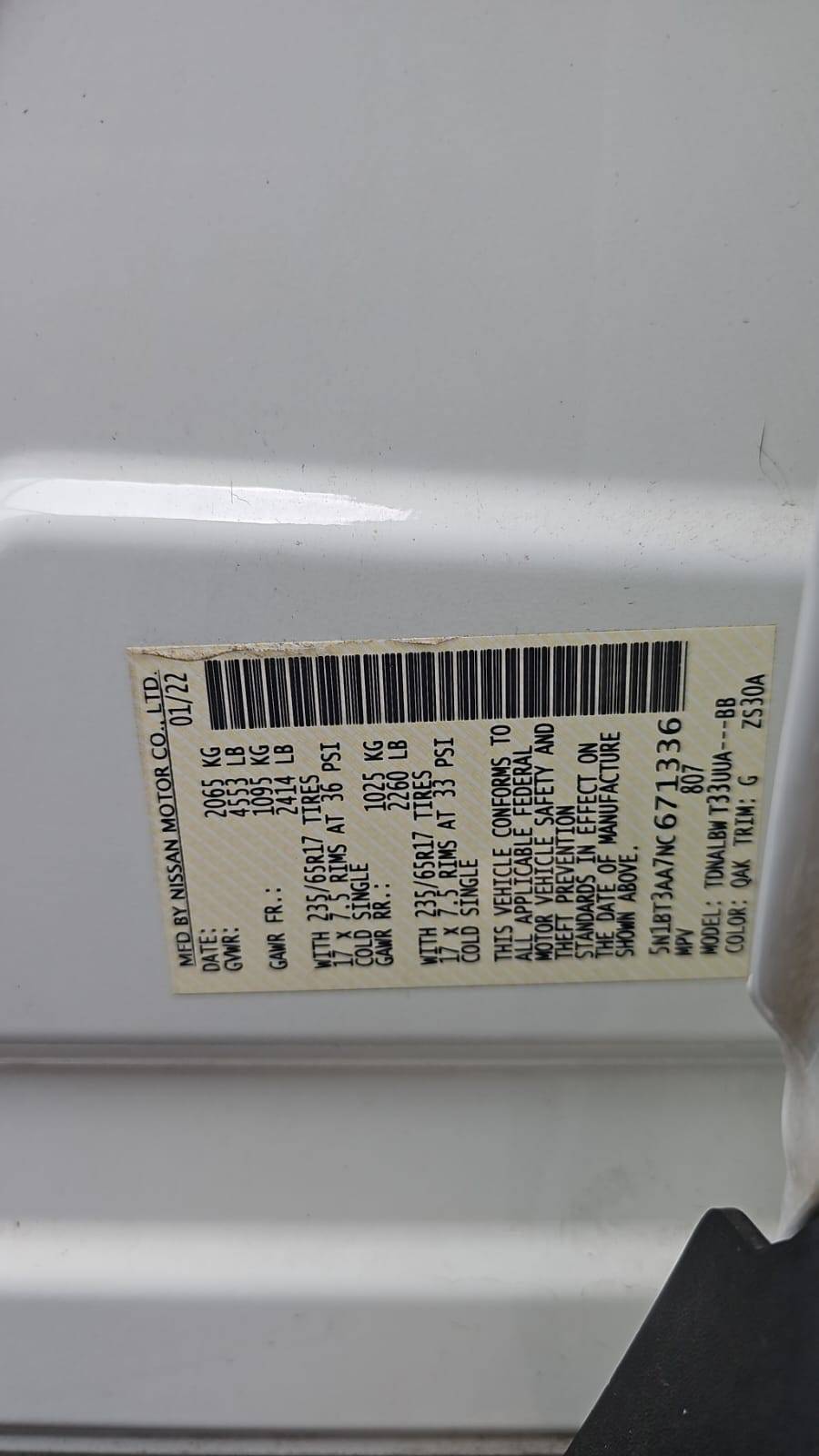 NISSAN ROGUE 2022 - Marhaba Auction Used Cars - Image 6