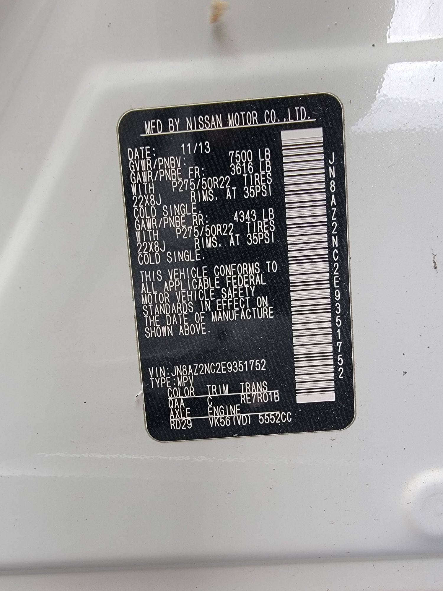 INFINITI QX80 2014 - Marhaba Auction Used Cars - Image 14