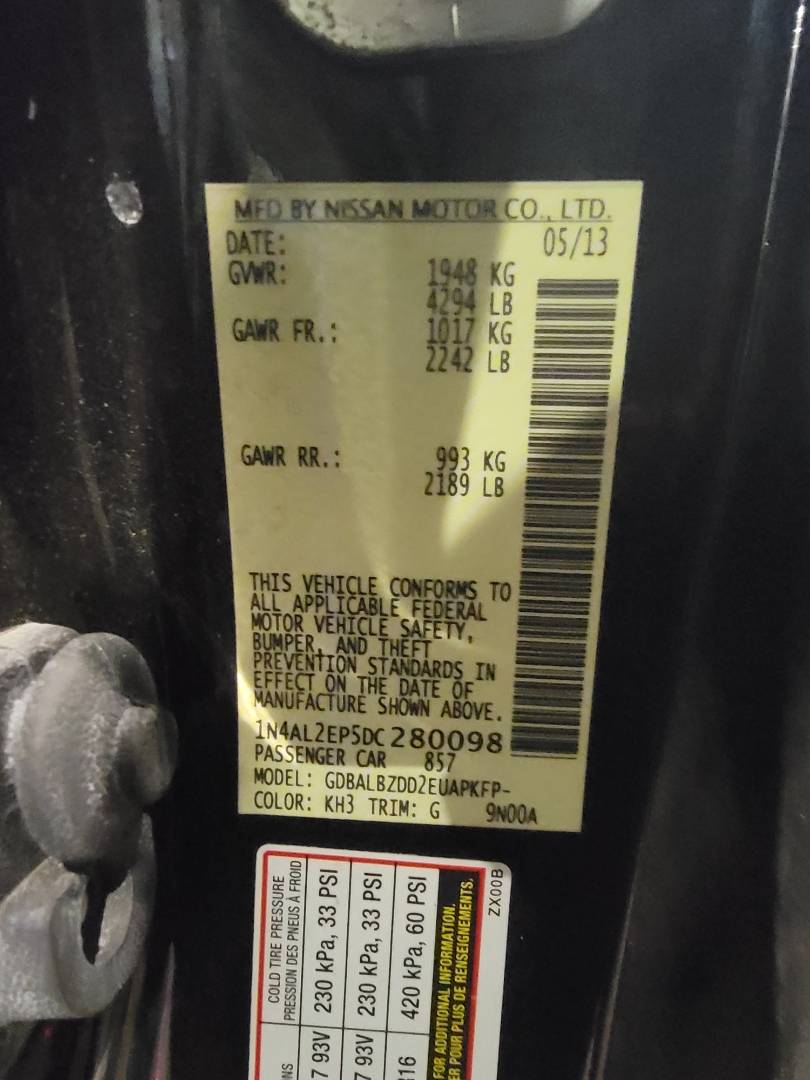 NISSAN ALTIMA 2013 - Marhaba Auction Used Cars - Image 6