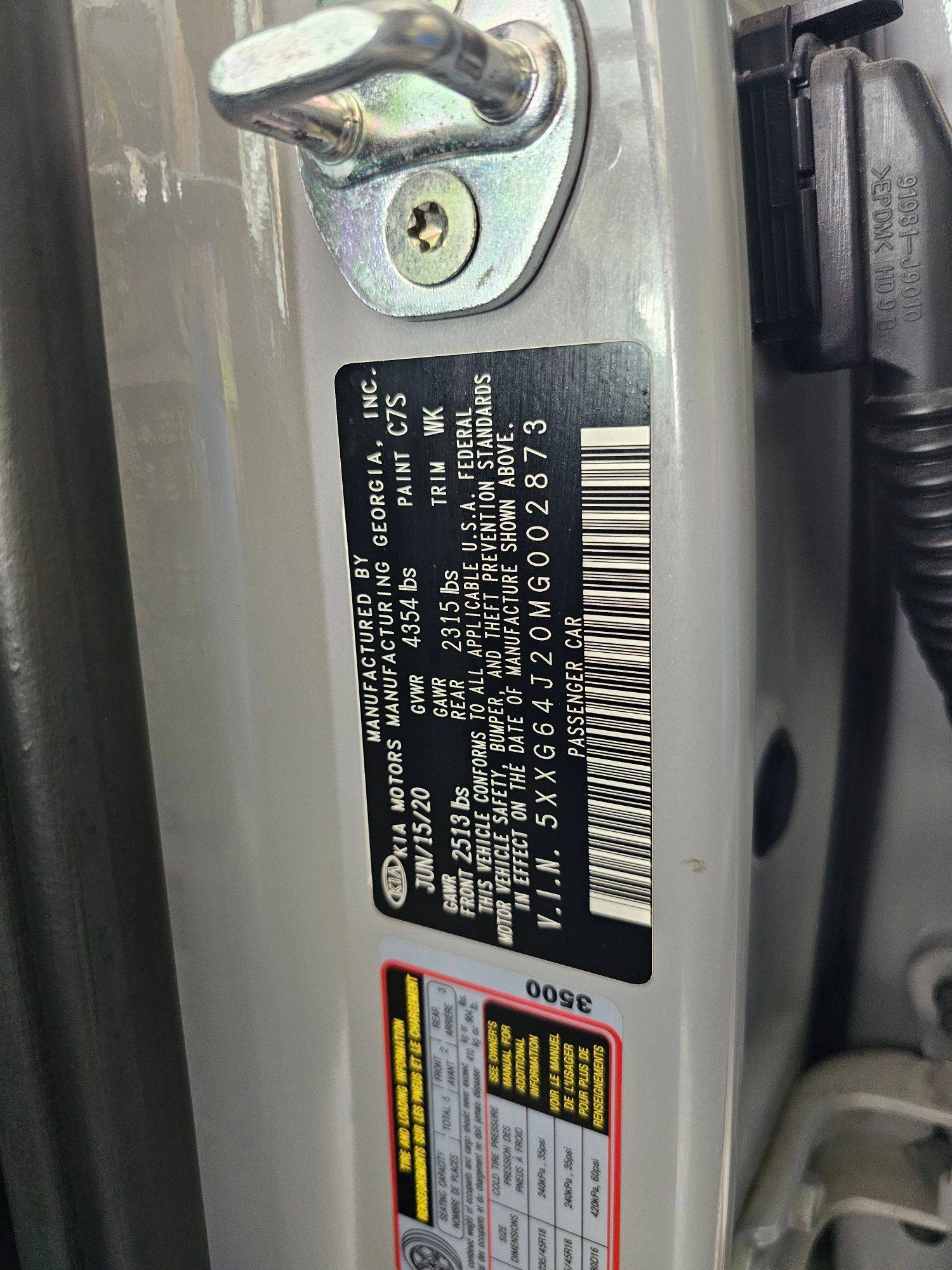 KIA K5 2021 - Marhaba Auction Used Cars - Image 9