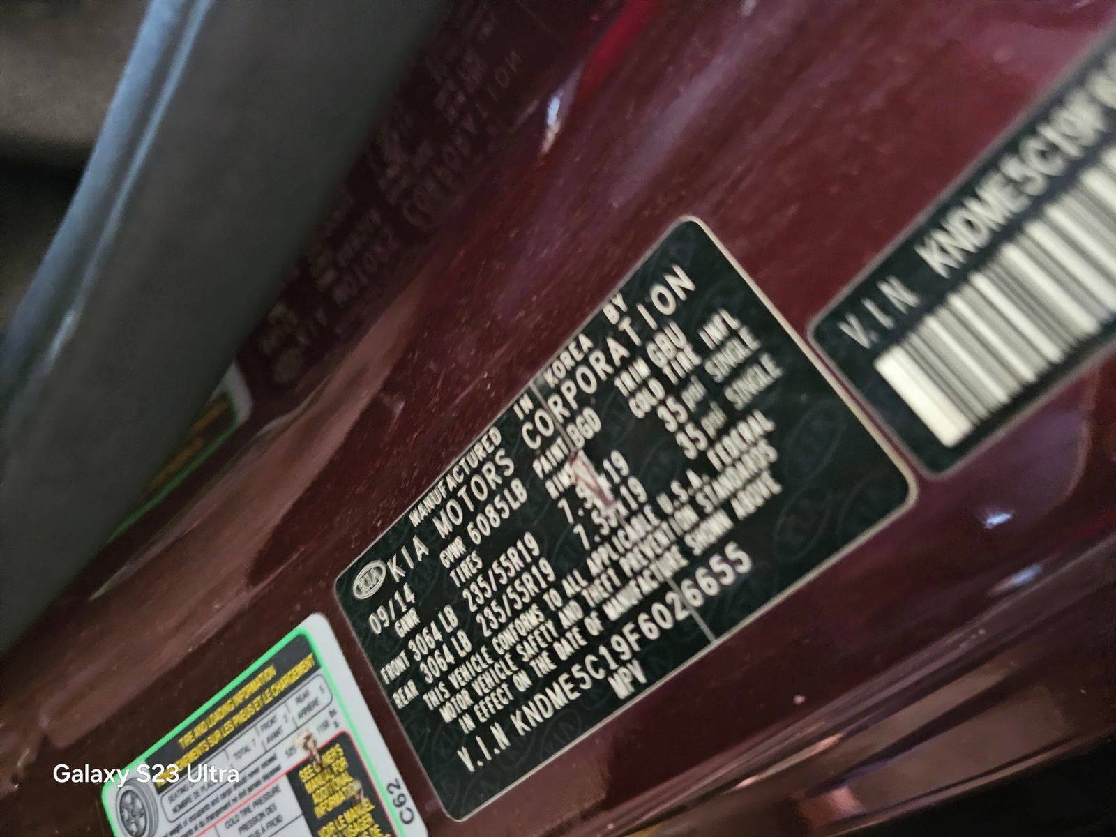 KIA SEDONA 2015 - Marhaba Auction Used Cars - Image 10