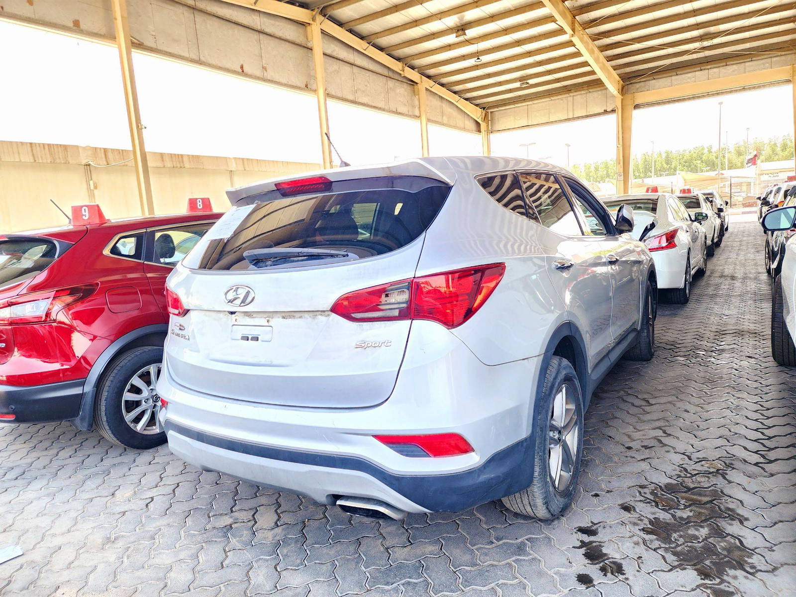 2018 HYUNDAI SANTA FE SPORT — 104022 Miles — Lot 9JG541086 — Souq - Marhaba Auctions Used Cars - Image 3