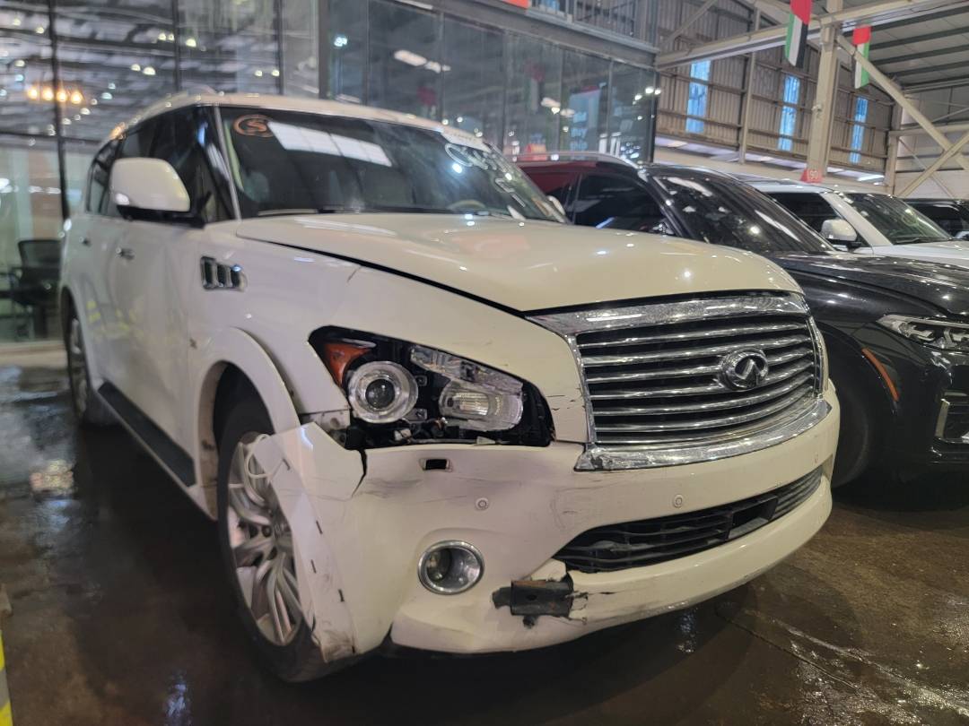 2014 INFINITI QX80 — 171886 Miles — Lot 71667094 — Main - Marhaba Auctions Used Cars - Image 4