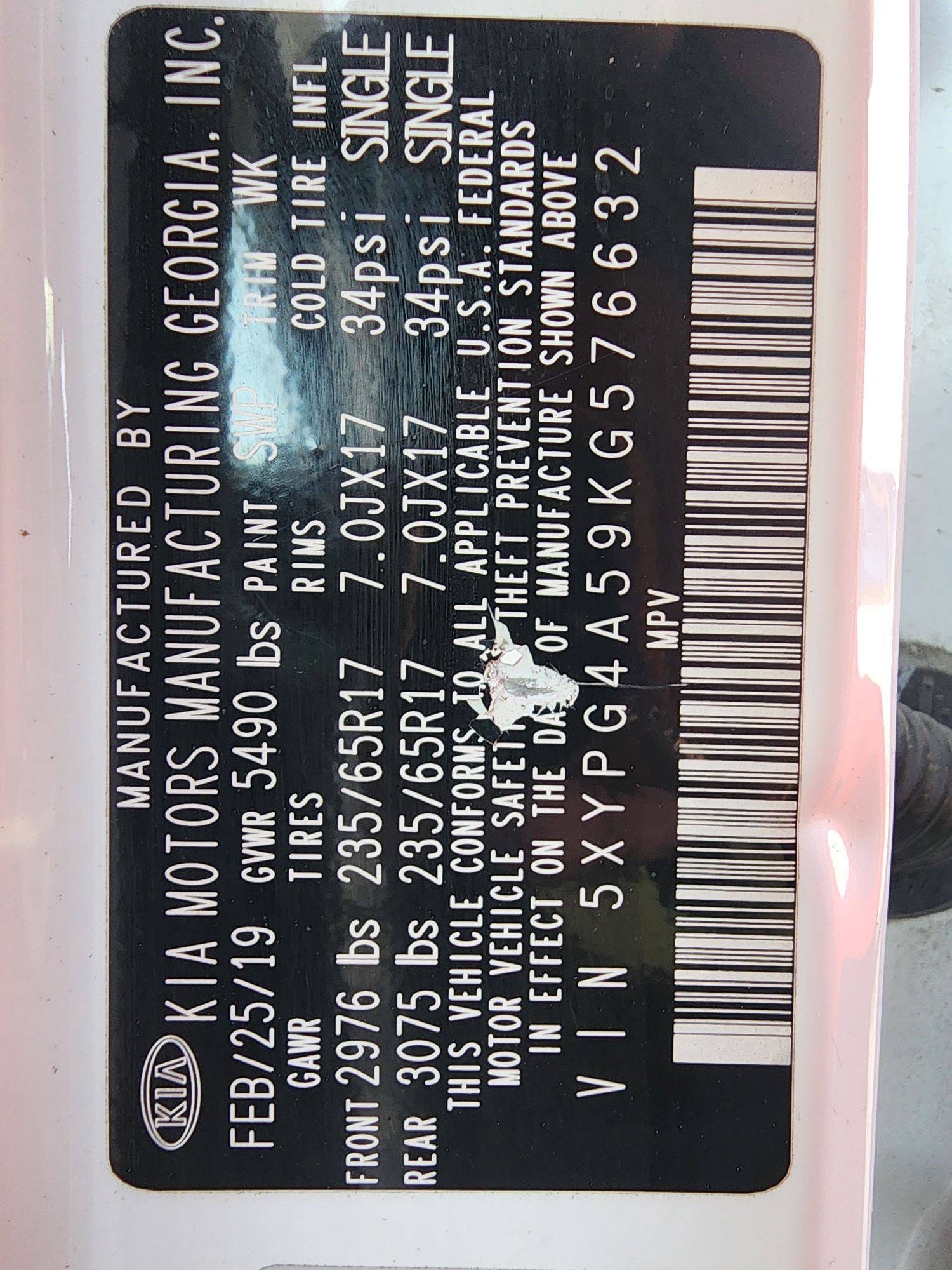 KIA SORENTO 2019 - Marhaba Auction Used Cars - Image 10