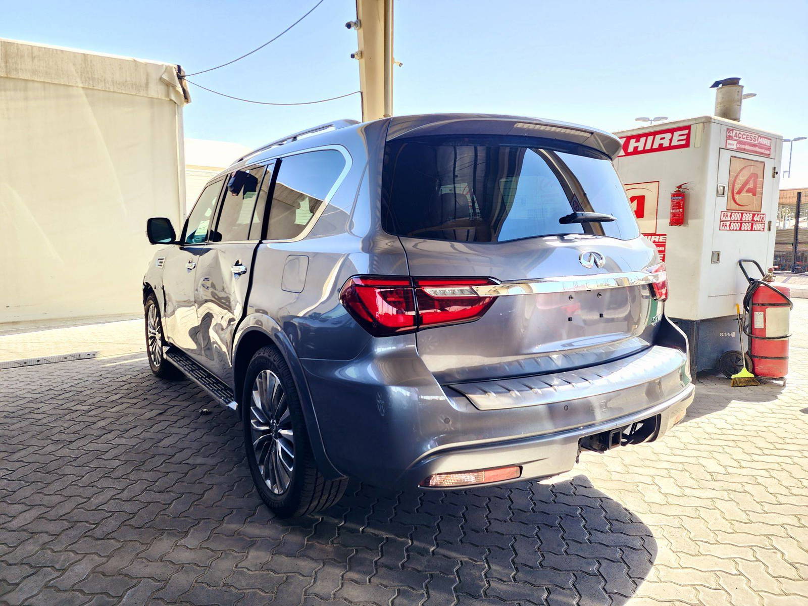 2019 INFINITI QX80 — 77144 Miles — Lot 74055404 — Souq - Marhaba Auctions Used Cars - Image 3