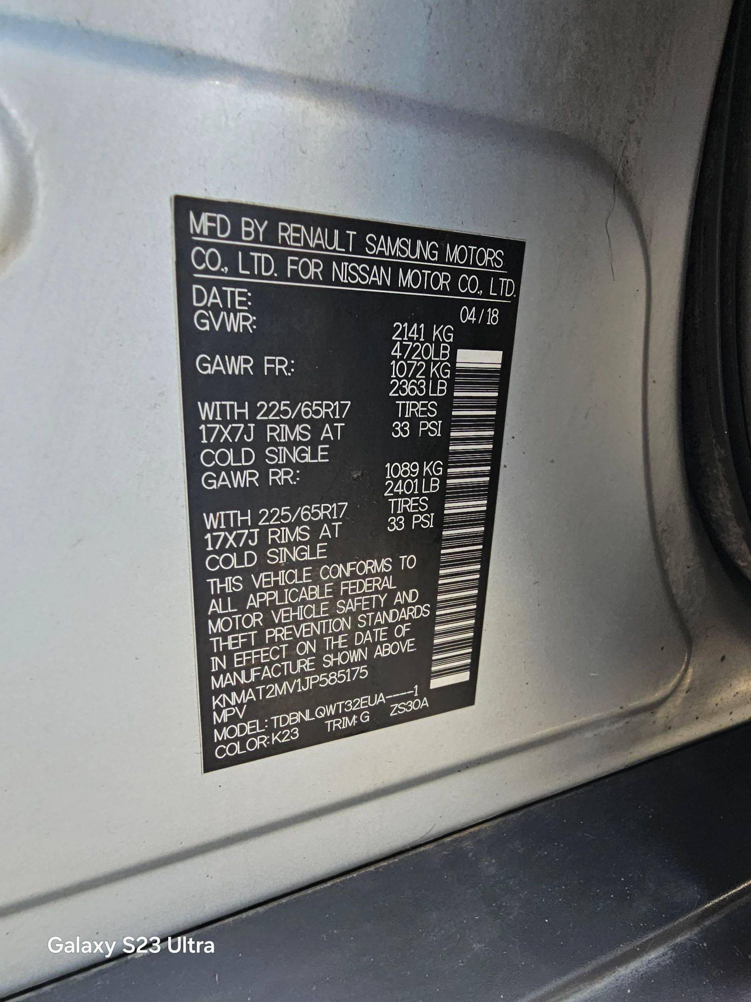 NISSAN ROGUE 2018 - Marhaba Auction Used Cars - Image 9